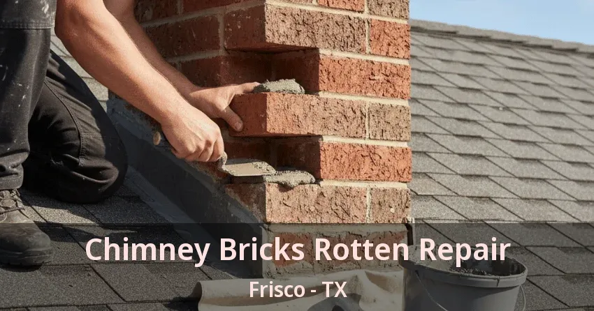 Chimney Bricks Rotten Repair Frisco - TX
