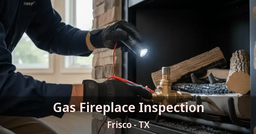 Gas Fireplace Inspection Frisco - TX