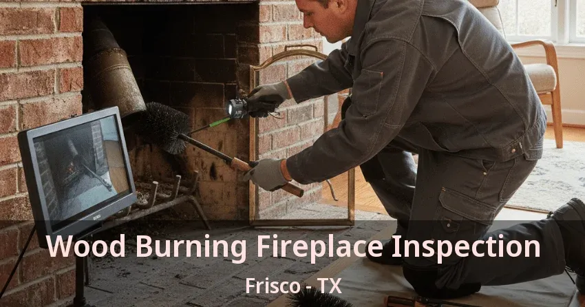Wood Burning Fireplace Inspection Frisco - TX
